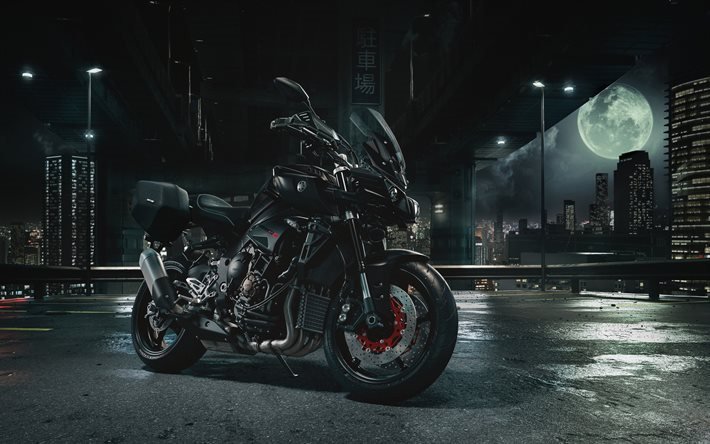 Yamaha MT-10, de 2017, el Negro de la motocicleta, el Japon&#233;s de motocicletas, Yamaha