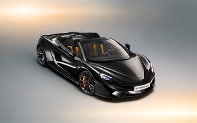 4k, McLaren d&#233;cada de 570 Aranha, supercarros, Design De Edi&#231;&#245;es, 2018 carros, McLaren d&#233;cada de 570, hypercars, McLaren