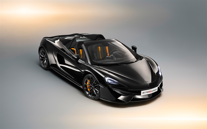 4k, McLaren 570S Spindel, supercars, Design Utg&#229;vor, Bilar 2018, McLaren 570S, bilar, McLaren