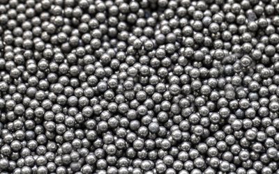 texture with metal balls, lead balls, metal background, lead metal texture