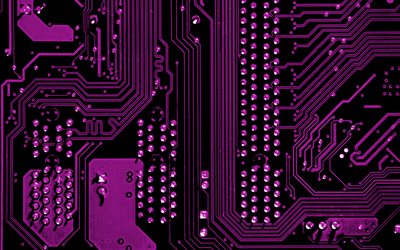 紫色の回路基板のテクスチャ, 紫回路デジタルテクスチャ, 基板, 紫のテクノロジー, 紫色の回路基板