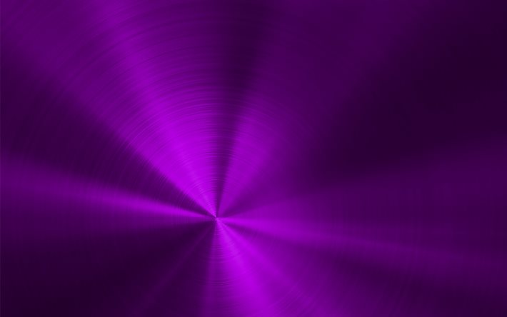 fundo violeta de metal, padr&#245;es circulares de metal, textura met&#225;lica polida, fundos met&#225;licos, texturas met&#225;licas, Violeta-metal