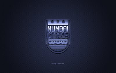 Mumbai City FC, Indian football club, logo azul, Indian Super League, football, Mumbai, India, Mumbai City FC logo