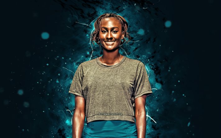آسيا محمد, 4 ك, لاعبي التنس الأمريكيين, WTA (منظمة التنس النسائية), منظمة دولية للاعبات التنس, أضواء النيون الزرقاء, تنس, معجب بالفن, آسيا محمد 4K