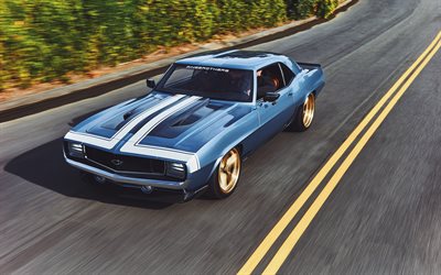 Chevrolet Camaro G-Code, Ringbrothers, 1969, retro coup&#233; deportivo, cl&#225;sico de Am&#233;rica coches, tuning Camaro, Chevrolet