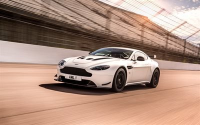 Aston Martin Vantage AMR Pro, 2018, Racing track, English sports cars, Aston Martin