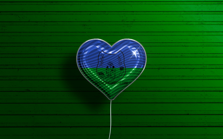 amo sao mateus, 4k, palloncini realistici, sfondo di legno verde, giorno di sao mateus, citt&#224; brasiliane, bandiera di sao mateus, brasile, palloncino con bandiera, citt&#224; del brasile, sao mateus
