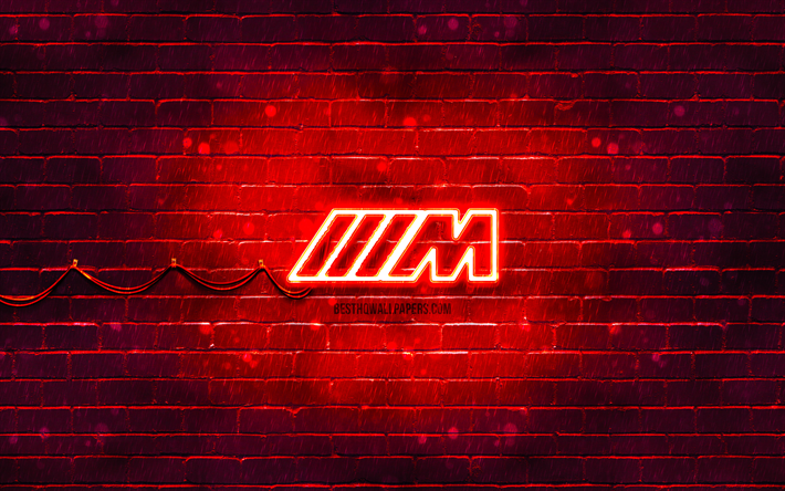 Download wallpapers M-sport red logo, 4k, red brickwall, M-sport logo, cars  brands, M-Sport Team, M-sport neon logo, M-sport, BMW M-sport for desktop  free. Pictures for desktop free