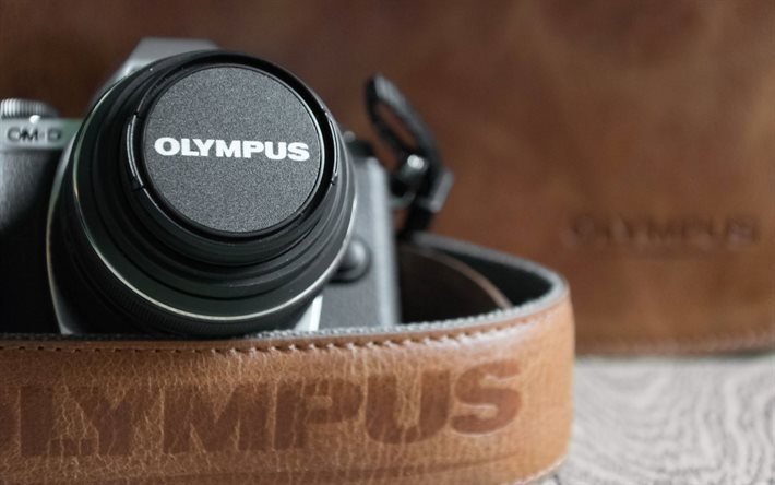 kamera, objektiv, olympus