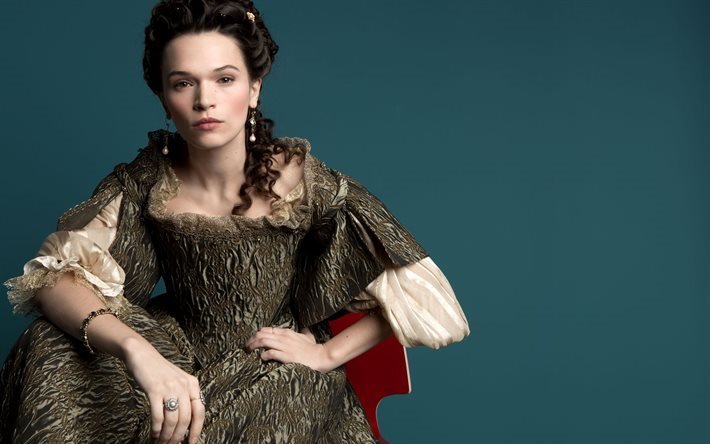 anna brewster, franco-canadese serie tv, versailles, l&#39;attrice inglese