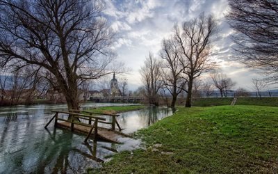 tulva, pato, kirkko, slovenia