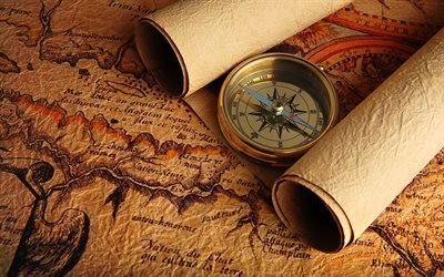 old maps, texture, compass