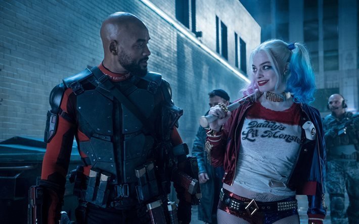 suicide squad, floyd lawton, l&#39;actrice australienne, 2016, will smith, fiction, thriller, margot robbie, harley quinn