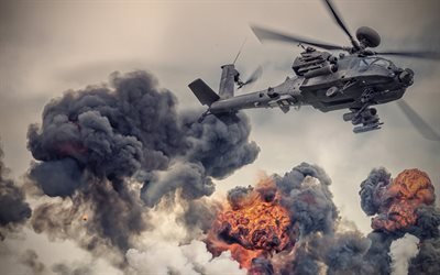 هجوم طائرات الهليكوبتر, ah-64, ماكدونيل دوغلاس, أباتشي