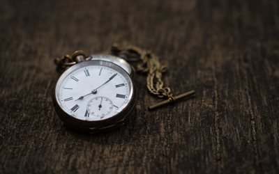 Old pocket watch, time concepts, vintage watch