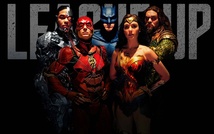 La Mujer maravilla, Batman, Cyborg, Flash, Aquaman, superheroe, Liga de la Justicia, 2017 pel&#237;cula