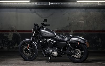 Harley-Davidson Iron 883, 2018 v&#233;los, 4k, superbikes, american motos, Harley-Davidson