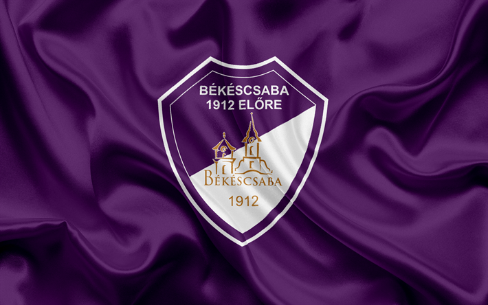 Bekescsaba 1912, Hungarian football team, Bekescsaba emblem, logo, Bekeschaba, Hungary, football, Hungarian football league