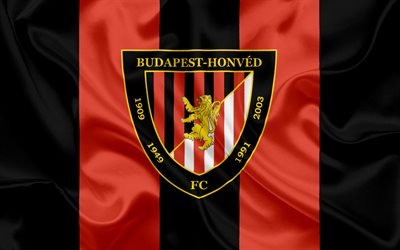 Budapest Honved FC, Hungarian football team, Honved emblem, logo, Budapest, Hungary, football, Hungarian football league