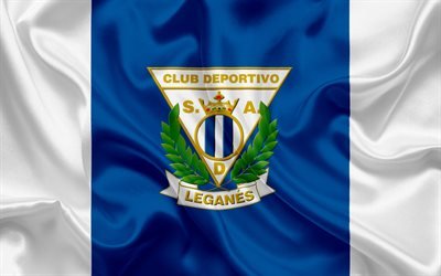 Leganes, football club, emblem, Leganes logo, La Liga, Spain, LFP, Spanish Football Championships