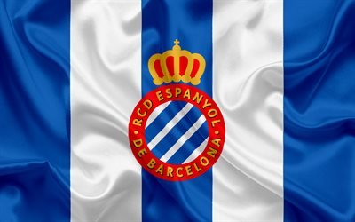 RCD Espanyol, Eybar, football club, Espanyol emblem, Espanyol logo, La Liga, Barcelona, Spain, LFP, Spanish Football Championships