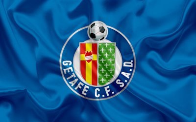 Getafe, football club, emblem, Getafe logo, La Liga, Spain, LFP, Spanish Football Championships