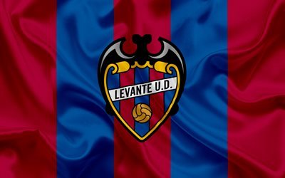 Levante UD, football club, Levante emblem, logo, La Liga, Valencia, Spain, LFP, Spanish Football Championships