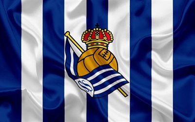 Real Sociedad, football club, emblem, Real Sociedad logo, La Liga, San Sebastian, Spain, LFP, Spanish Football Championships