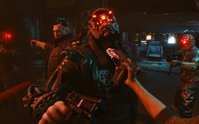 Cyberpunk 2077, 2018, cartaz, promo, capturas de tela, RPG, PS4, Um Xbox, sci fi