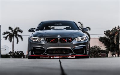 BMW M4, tuning, F83, 2018 cars, front view, supercars, BMW