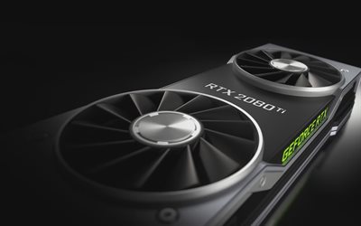 NVIDIA GeForce RTX 2080, new graphics card, coolers, computer parts, cooling, novelties, NVIDIA