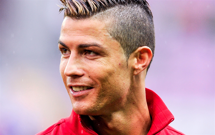 Cristiano Ronaldo, portr&#228;tt, fotboll stj&#228;rnor, CR7, fotboll, Real Madrid