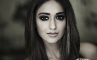 Ileana DCruz, 4k, Indian actress, makeup model, portrait, beautiful female eyes, Bollywood, Indian women