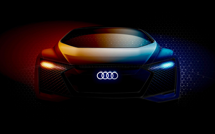 Audi, teaser, supercars, darkness, headlights