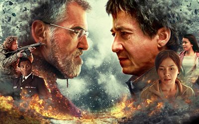 The Foreigner, 2017, Jackie Chan, Pierce Brosnan, 4k, poster, new movies, action movie