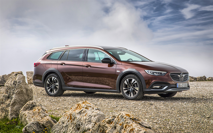 Opel Insignia Wagon, 4k, 2018 les voitures, les voitures allemandes, Opel