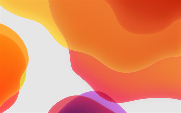 ダウンロード画像 Ios13 株式壁紙 色の球根の背景 カラフルな抽象化 Ios フリー のピクチャを無料デスクトップの壁紙