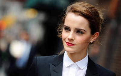 Emma Watson, a atriz norte-americana, Hollywood, beleza