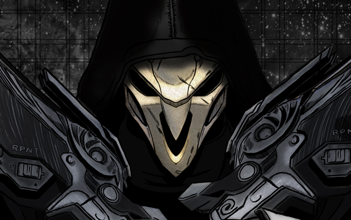 ダウンロード画像 Reaper 4k 武者 シューター Overwatch フリー のピクチャを無料デスクトップの壁紙