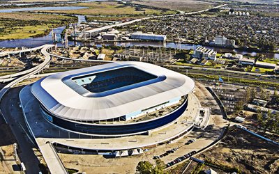 Arena do Gremio, Porto Alegre, Brezilya, Gremio Stadyumu, Brezilya Futbol Stadyumu, modern spor salonu, dış