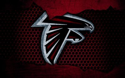 Download wallpapers  Atlanta  Falcons  4k  logo NFL 