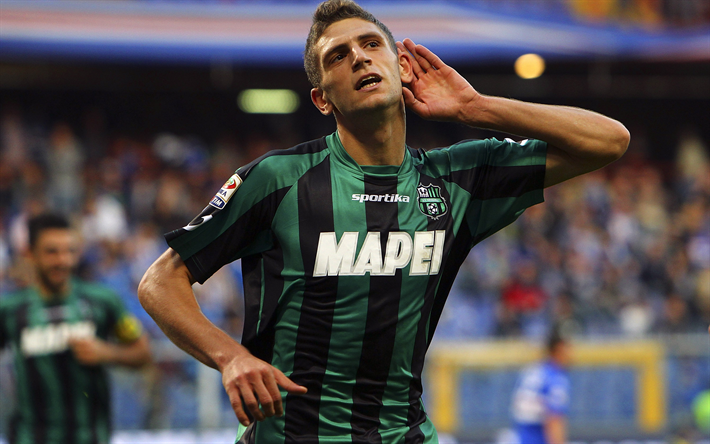 Sassuolo, Domenico Berardi, match, Serie A, goal, footballers, soccer