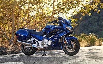 Yamaha FJR1300ES, 4k, en 2017, des v&#233;los, des motos touring, Yamaha