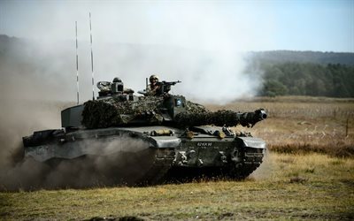 Challenger 2, British main battle tank, modern armored vehicles, tank, British Ground Forces