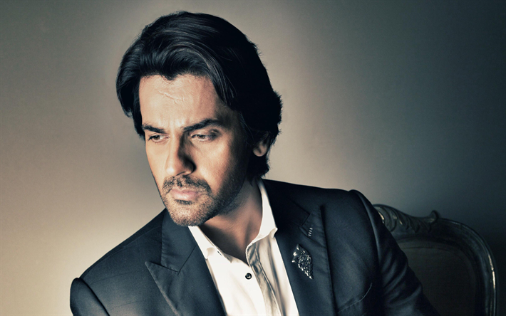 Arjan Bajwa, 4k, Indiska sk&#229;despelare, portr&#228;tt, vacker Indisk man, modell, Bollywood
