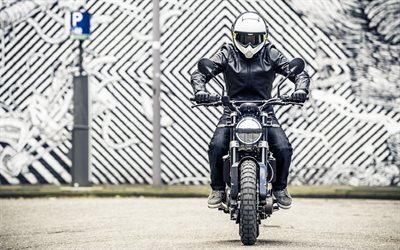 4k, Husqvarna Svartpilen401, 仮面ライダー, 2018年までバイク, superbikes, Husqvarna