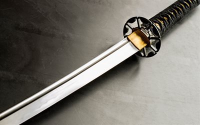 la katana, la espada Japonesa, la cuchilla, Japon&#233;s armas