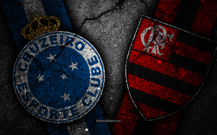 Cruzeiro vs Flamengo, Omg&#229;ng 36, Serie A, Brasilien, fotboll, Cruzeiro FC, Flamengo FC, brasiliansk fotboll club