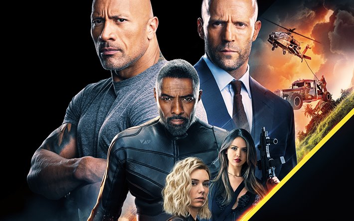 4k, Fast and Furious Presents Hobbs and Shaw, poster, 2019 movie, Dwayne Johnson