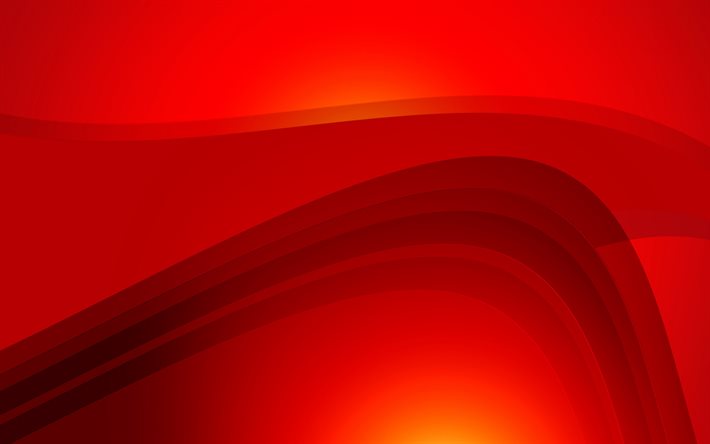 red abstract background, red lines background, dark red creative background, red pattern, red wave background